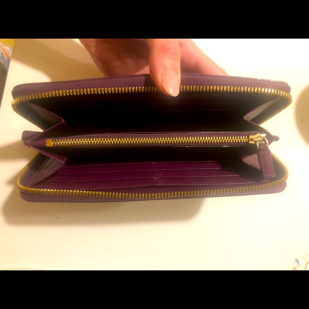 MCM wallet - unique color - pretty purple- leather wallet